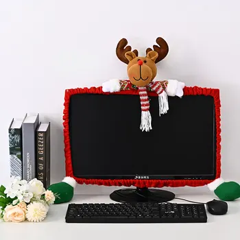  Многофункциональная Рождественская Окантовка Компьютерного монитора И Украшение Крышек Компьютерных Мониторов