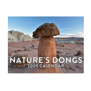  Календарь природы на 2024 год, забавные календари, календарь розыгрышей на 2024 год, забавные календари на стену, семейный календарь и настенный планировщик Wander