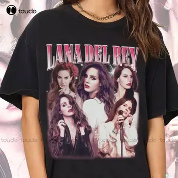  Рубашка Lana Del Rey, Винтажная рубашка в стиле 90-х, футболка унисекс, футболки для мужчин, создайте свой дизайн, футболки с цифровой печатью, футболки