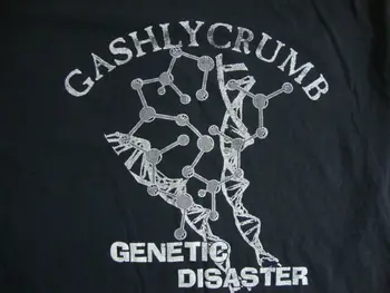  Винтажная футболка Gashlycrumb Genetic Disaster 